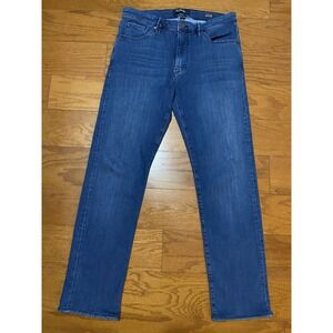 34 Heritage COURAGE Mid-Rise Straight Blue Jeans     Size: 33x34  (Act 32x30)